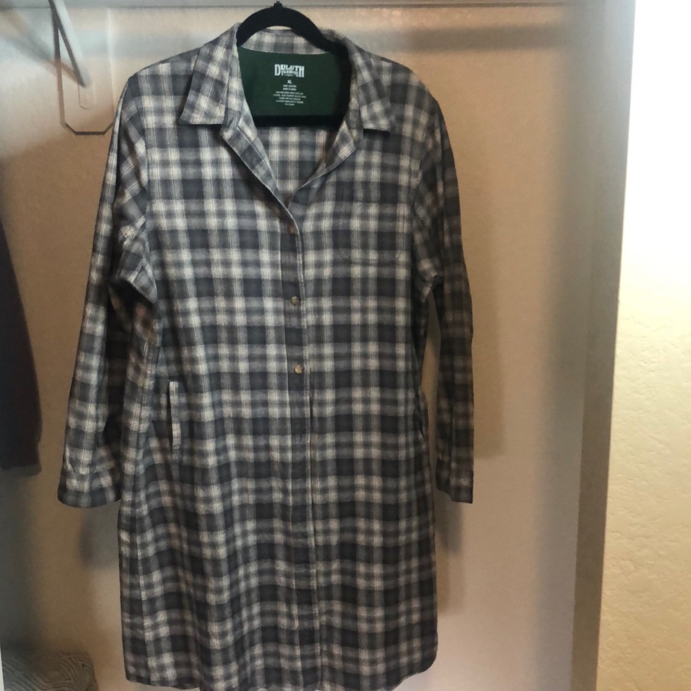 Flannel dress